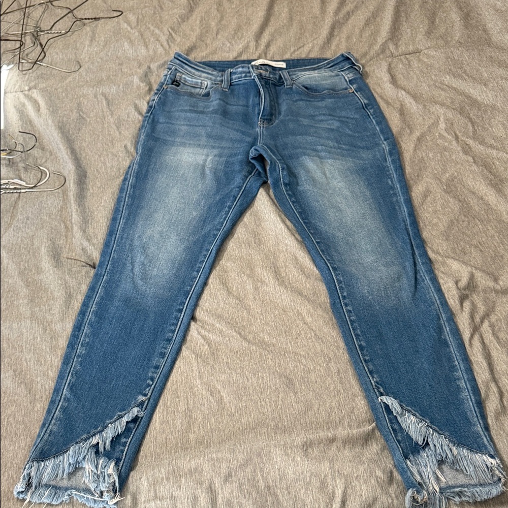 KanCan Blue Distressed Skinny Jeans